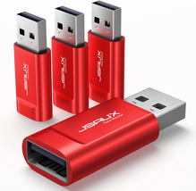JSAUX USB Data Blocker, (4-Pack) USB-A Defender Only for Quick Charge, Protect a - £12.09 GBP