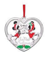 Lenox 2024 Our 1st Christmas Micky &amp; Minnie Metal Dated Ornament BRAND NEW - $39.76 CAD