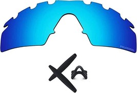 Alphax Ice Blue Optimized Polarized Engraved Replacement Lenses for Oakl... - £19.48 GBP