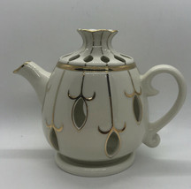 PartyLite Ceramic Tea Lite Tea Pot Candle Holder - £19.68 GBP