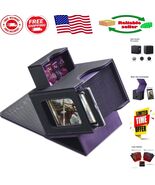 Elegant MTG Commander Deck Box - Holds 100 Double-Sleeved Cards, Black/P... - $75.52 CAD