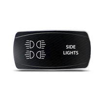 CH4X4 Rocker Switch Side Lights Symbol 2 - Horizontal  - Amber Led - £13.22 GBP