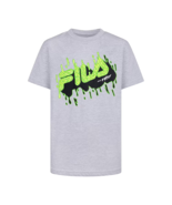 FILA Big Boys Crew Neck Short Sleeve Graphic T-Shirt M(10-12) - £11.75 GBP