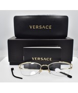 Versace 1261-B 1252 Women&#39;s Eyeglasses 52-17-140 Pale Gold BROKEN FOR PARTS - £58.32 GBP