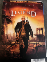 Will Smith I am Legend BLOCKBUSTER VIDEO BACKER CARD 5.5&quot;X8&quot; NO MOVIE - £11.40 GBP