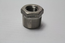 Lot of 5 - 3/4&quot; x 3/8&quot; 316 Stainless Steel Threaded Pipe Bushing New - $29.69