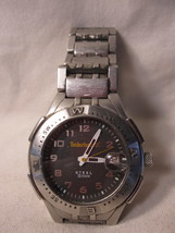 Men&#39;s Timberland Steel Silver Wrist Watch- 100M Water Resistant - Running - £95.09 GBP