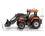 1496PCS Remote Control Loading Tractor Building Blocks RC Farm Car Model... - $182.16
