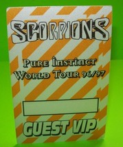 Scorpions Pure Instinct World Tour VIP Backstage Pass Original 1996 Hard Rock - £11.17 GBP