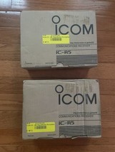 LOT OF 2 Icom IC- R5 Handheld Portable Communications Wideband Receiver Radio 2x - £236.21 GBP