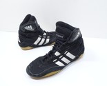 Vtg 2001 Adidas Tyrint Wrestling Shoes Black White Tan Bottoms Size 5.5 ... - $35.99