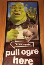 Dreamworks McDonald&#39;s Shrek, Huge 3 Foot By 6 Foot Heavy Ad Poster from 2007. - £18.67 GBP