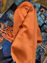 Auth Hermes 100% Scottish Cashmere Muffler/Shawl/Scarf/Wrap in Gorgeous Orange H - £641.46 GBP