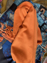 Auth Hermes 100% Scottish Cashmere Muffler/Shawl/Scarf/Wrap in Gorgeous Orange H - $799.99