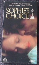 Sophie&#39;s Choice - Meryl Streep - Gently Used Vhs Video - Classic Movie - £4.66 GBP