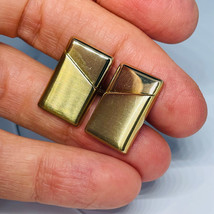Vintage Yellow Gold Cufflinks Cuff Links 1970s, - $706.66