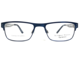 Runway Tween Niños Gafas Monturas 42 Blue / Silver Rectangular 46-17-125 - $41.59