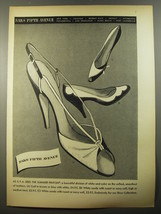 1954 Saks Fifth Avenue Shoes Ad - As S.F.A. sees the summer Fenton - £14.85 GBP