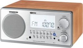 Sangean Wr-2 Am / Fm-Rbds Digital Tuning Radio With Wooden Cabinet (Walnut). - $193.93