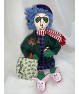 Hallmark Shoebox 16” Plush Maxine Holiday Christmas Doll With Joy Pin Added - $20.34 CAD