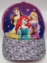 Disney Princess Ball Cap Toddler Pink Sparkly Glitter Believe in Yourself Hat - £9.59 GBP