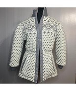 Vintage Ski Coat 80s Mulberry Street Reversible Winter Jacket Gray White... - $43.28 CAD