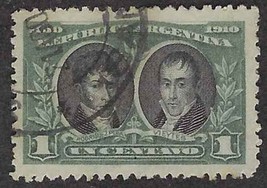 1910 Argentina Stamp - 1c, SC#161 E63 - £1.17 GBP