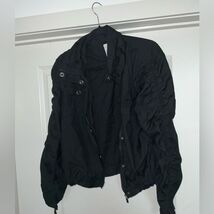 Wet Seal Women&#39;s Bomber Black Jacket Size Large - $25.00