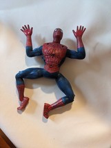 Marvel 2002 Spiderman Movie CPII Action Figure Battery Tobey Maguire Moving - £40.19 GBP