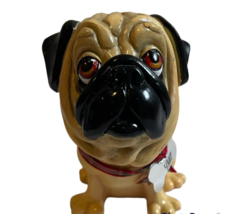 Little Paws Pug Dog Figurine Tan Color Prince Sculpted Pet 335-LP-PRIN 4.5" High image 2