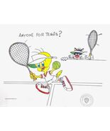 WARNER BROS ANIMATION &quot;ANYONE FOR TENNIS&quot; SERIGRAPH ON PAPER - €232,96 EUR