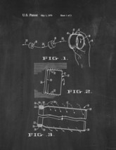 Flying Cylinder Patent Print - Chalkboard - $7.95+