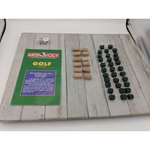 Monopoly 1998 Golf Edition Green Caddyshack Brown Clubhouse Dice Instructions Vi - £7.98 GBP