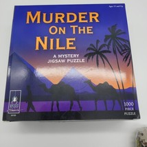 Murder on the Nile Classic Mystery Jigsaw Puzzle University Games BePuzzled - $17.97