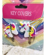 ShipN24Hours-New- Greenbrier Unicorn  Key Covers with Ball Chain. 2 Pack. - £10.88 GBP