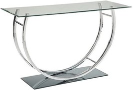 Coaster U-Shaped Sofa Table Chrome - £250.23 GBP