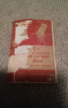 Vintage 1st Edition 1948 Howard Sams Radio Receiver Tube Placement Guide Rare - $12.99