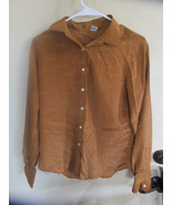 Givenchy Brown Blouse Size 8 - £11.96 GBP