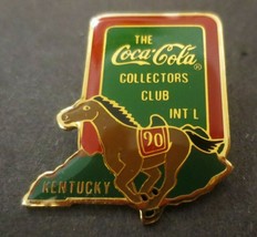 Coca-Cola Collectors Club Int&#39;l  Kentucky Lapel Pin safety back - £3.55 GBP