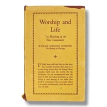 Worship And Life Wallace E. Conkling Episcopal Christian Devotional Hard... - £15.42 GBP