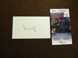 Paul Weitz Skylab 2 &amp; 6 Nasa Astronaut Signed Auto Vintage Index Card Jsa Gem - £80.37 GBP