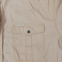 Columbia AM7696 Men's Saddle Peak Button Front Shirt Brown Long Sleeve Cotton XL image 6