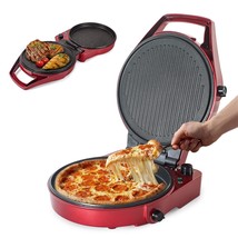 Countertop Pizza Maker, Indoor Electric Countertop Grill, Quesadilla Maker With  - £79.08 GBP