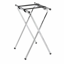 6 PCS, Chrome Server, Folding Tray Stand, Restaurant service, Winco ( New ) - £127.42 GBP