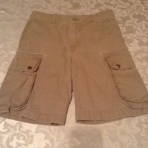 Polo by Ralph Lauren shorts Size 8 boys cargo khaki uniform - £10.39 GBP