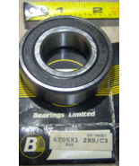 6205X1 2RS/C3 Deep Groove Bearing 1&quot; Bore by Bearings Limited - $32.00