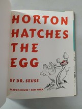 Horton Hatches The Egg Dr Seuss Early Edition 1940 Tan Boards Hardcover Vintage - £31.65 GBP