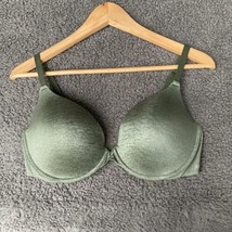 Adore Me Push Up T-Shirt Bra Green Full Coverage Padded Underwire 36DD 07087 - £11.68 GBP