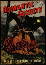 Romantic Secrets #12 1950- Photo cover Fawcett Golden Age Bob Powell VF- - £75.39 GBP