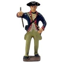 Vintage Military Infantry Metal Solider 2 1/4&quot; Figure - $9.55